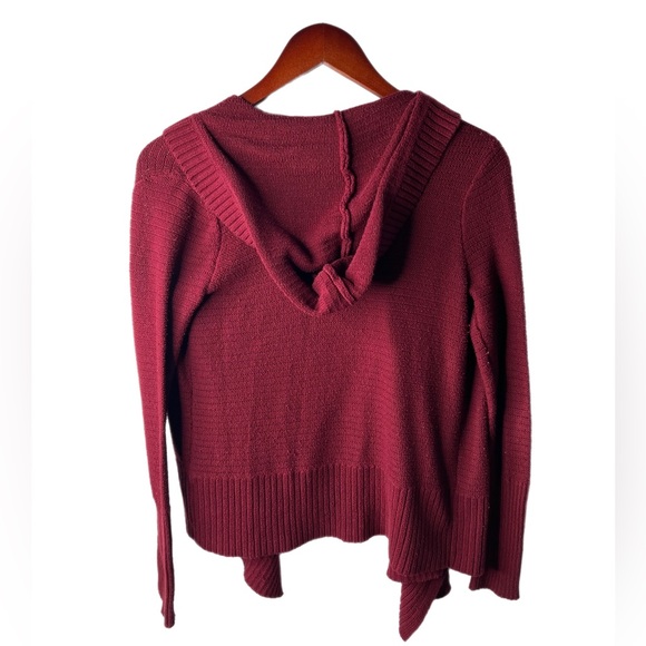 hollister burgundy cardigan D31 - Picture 4 of 4